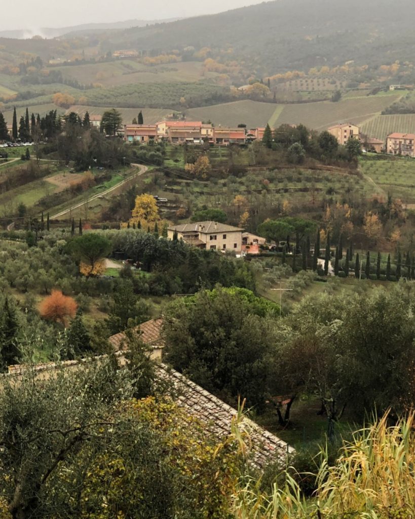View from Gimignano, Tuscany